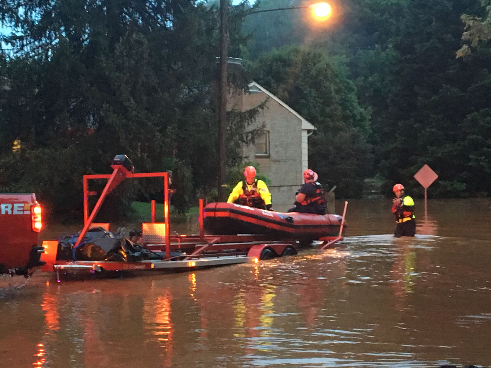 Flooding on Greenwood Drive